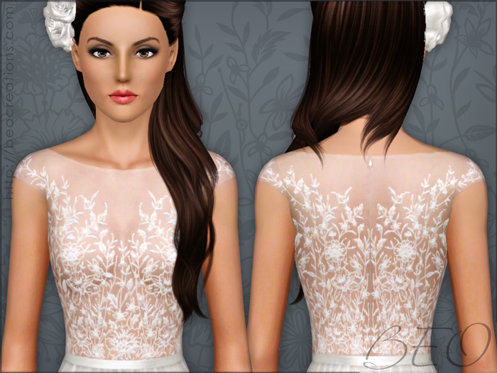 Long formal dress 03 for The Sims 3 by BEO (3)